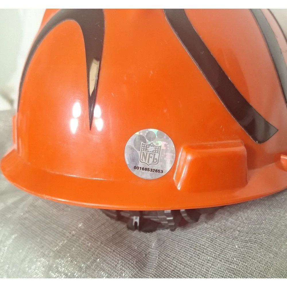NFL Bengals V-Gard Hard Hat Medium MSA Safety Works Class E Type 1 Orange Black